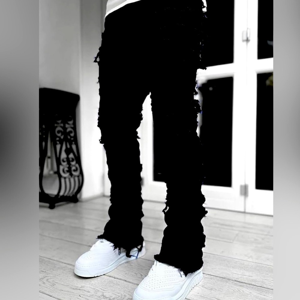 Stacked Jeans